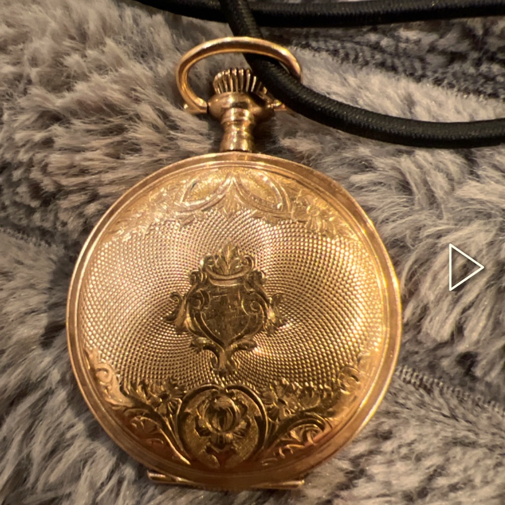 Antique Waltham pocket watch, filled gold 1880-1920
